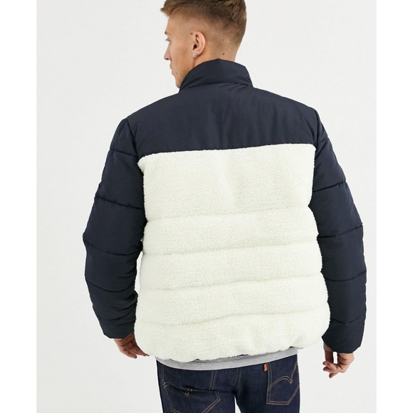 Native Youth Gotland Sherpa Puffer Jacket Mens XL - Picture 2 of 6